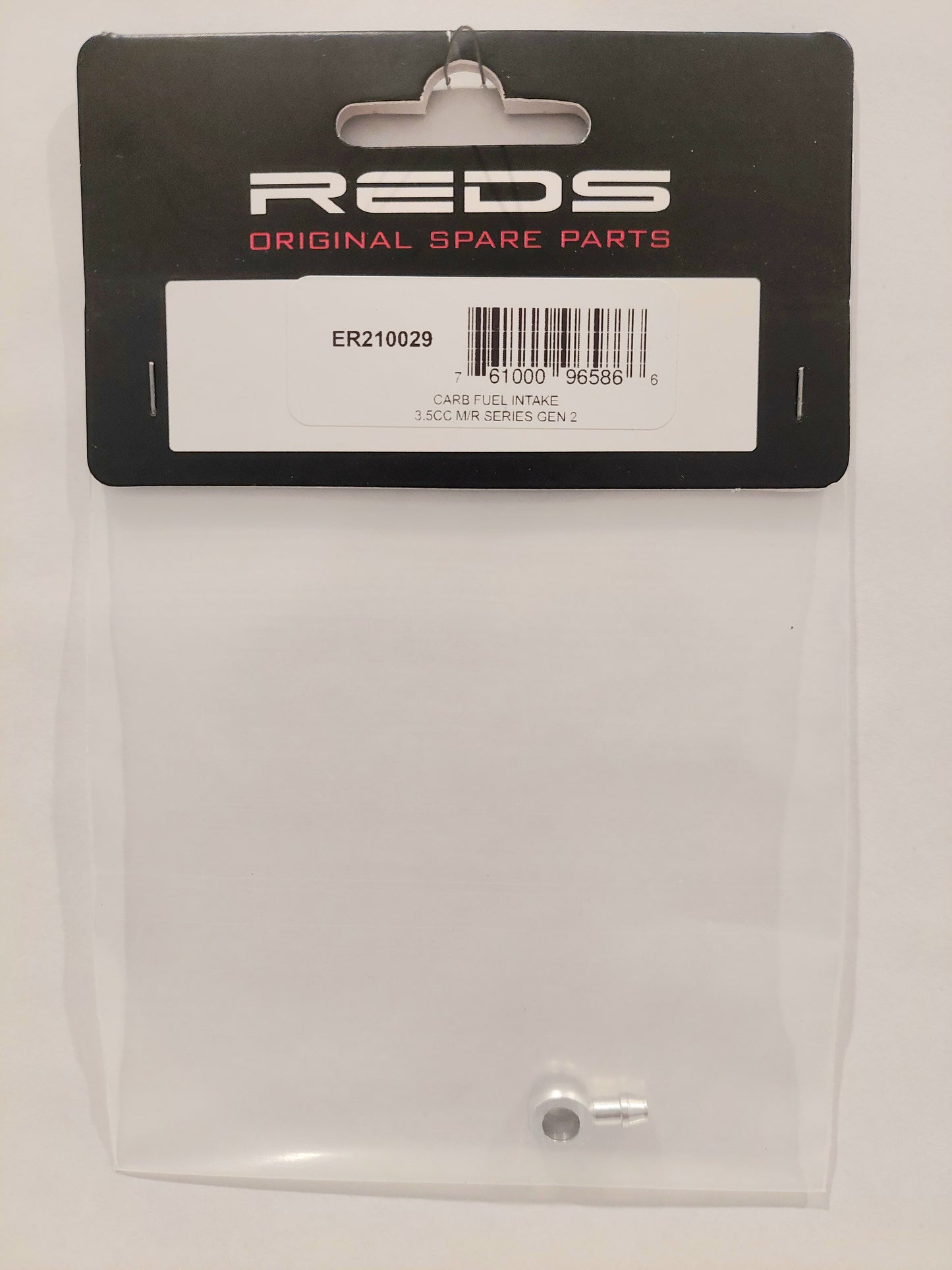 Parts- Reds Carb Fuel Intake 3.5CC M/R Series Gen 2/3