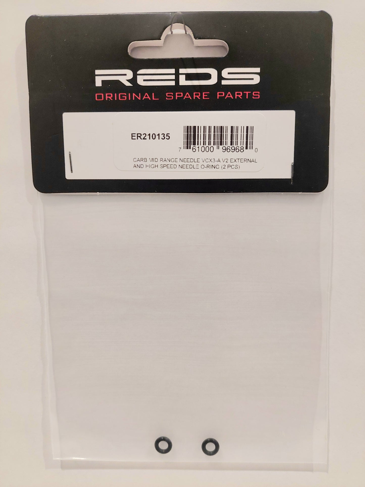 Parts- Reds Carb Mid Range Needle VCX3-A V2 External And High Speed Needle Oring (2Pcs)