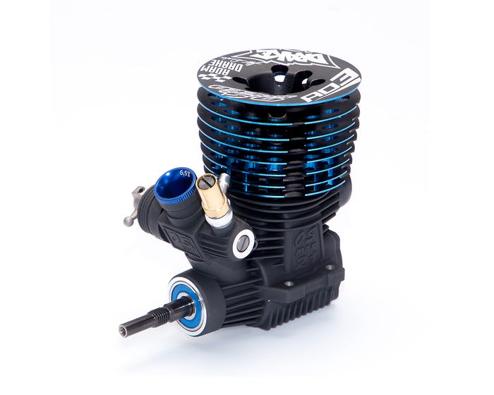 O.S. Engines Speed B21 Adam Drake 3 .21 Buggy Engine with T-2090 Pipe