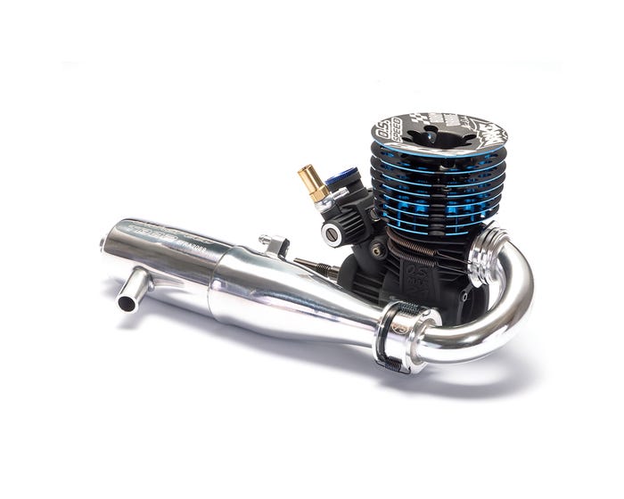 O.S. Engines Speed B21 Adam Drake 3 .21 Buggy Engine with T-2090 Pipe