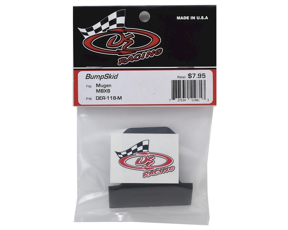 Mbx8, 8r DE Racing Bump Skid Front Bumper