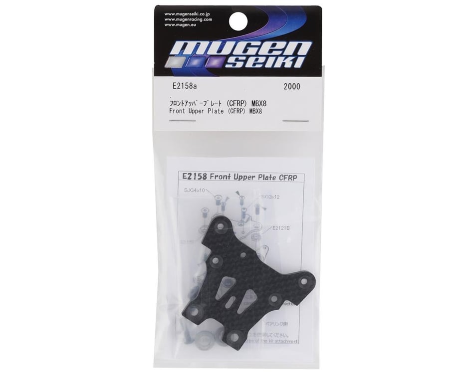 Mbx8 And 8r Graphite Front Upper Steering Plate