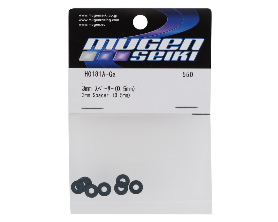 Hardware- 3x8x0.5mm Roll Center Spacer (8)