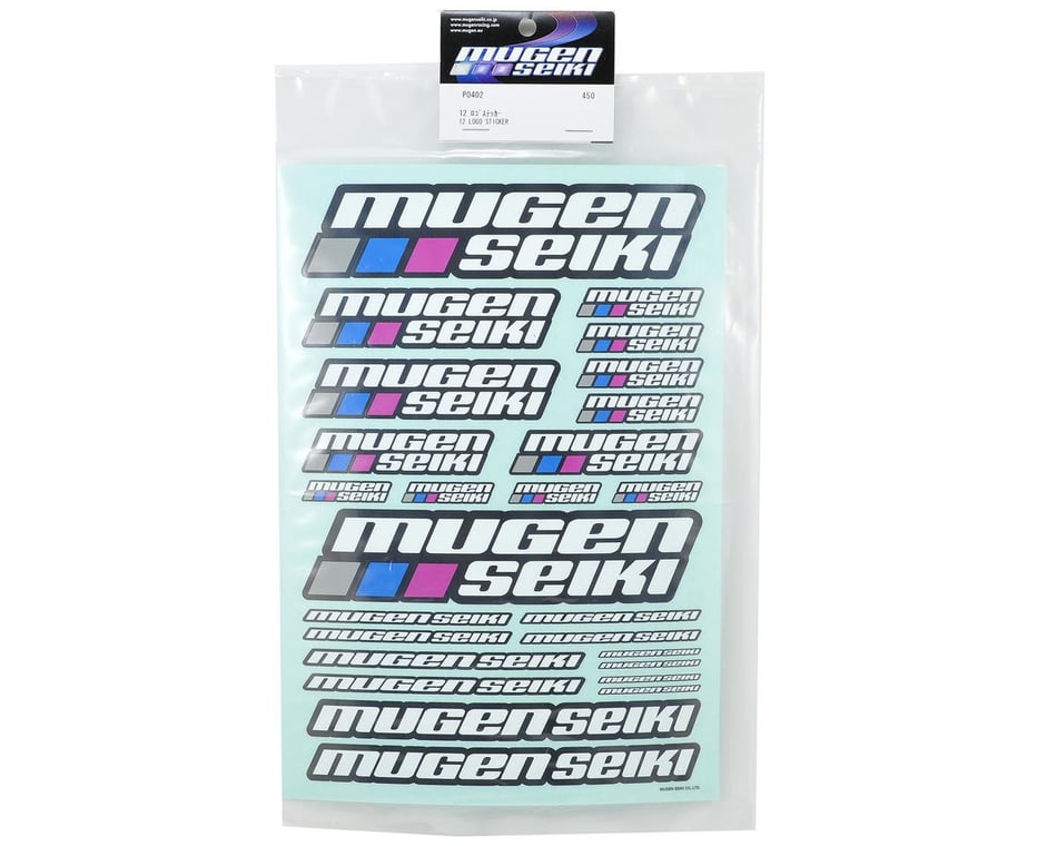 Mbx8 And 8r Mugen Seiki Large Decal Sheet