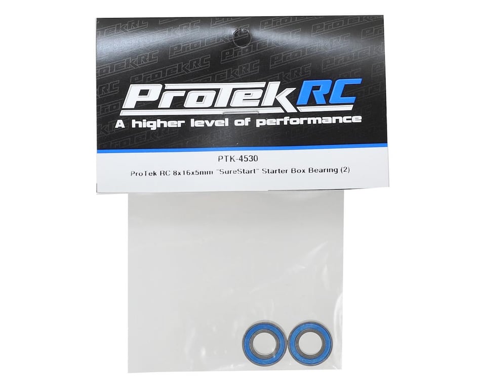 ProTek RC 8x16x5mm "SureStart" Starter Box Bearing (2)