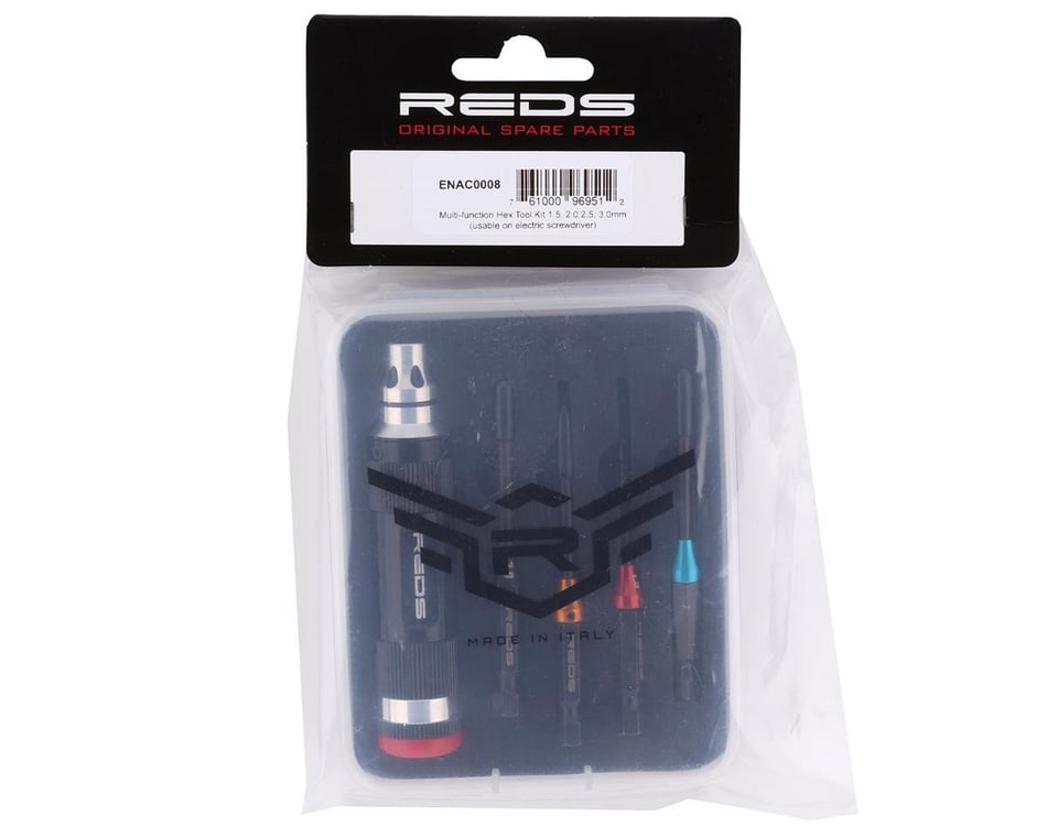 Tools Reds Multi-Function Hex Tool Kit (1.5, 2.0, 2.5, 3.0mm)