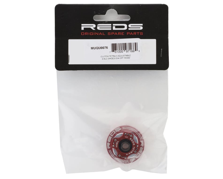 Parts- Reds "Tetra-X" EasyFit Aluminum Off-Road Adjustable 4-Shoe Clutch System (34mm)