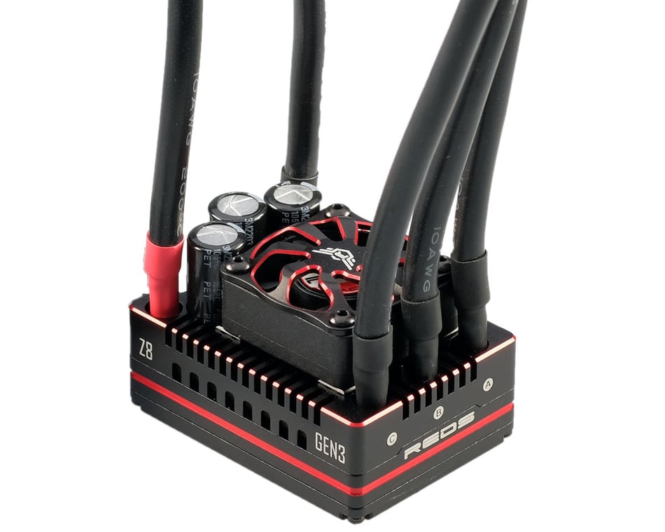 Electric- REDS 1/8 Z8 Pro Gen3 220Amp Competition Brushless ESC