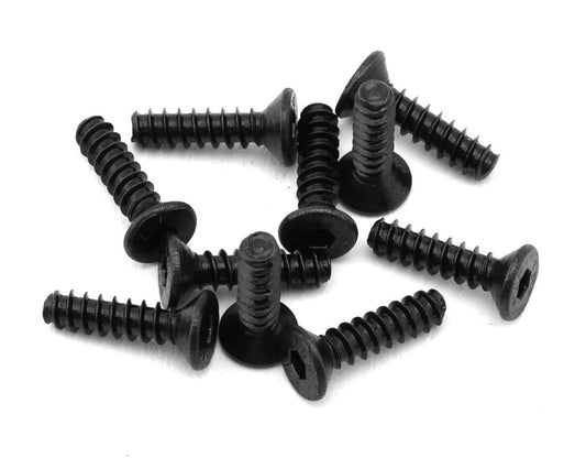 Hardware- Kyosho 3x12mm Flat Head Self Tapping Hex Screw (10)