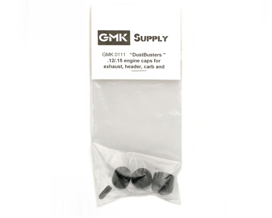 Accessories GMK Supply DustBusters Exhaust and Fuel Inlet Caps (.12 - .15 Size)