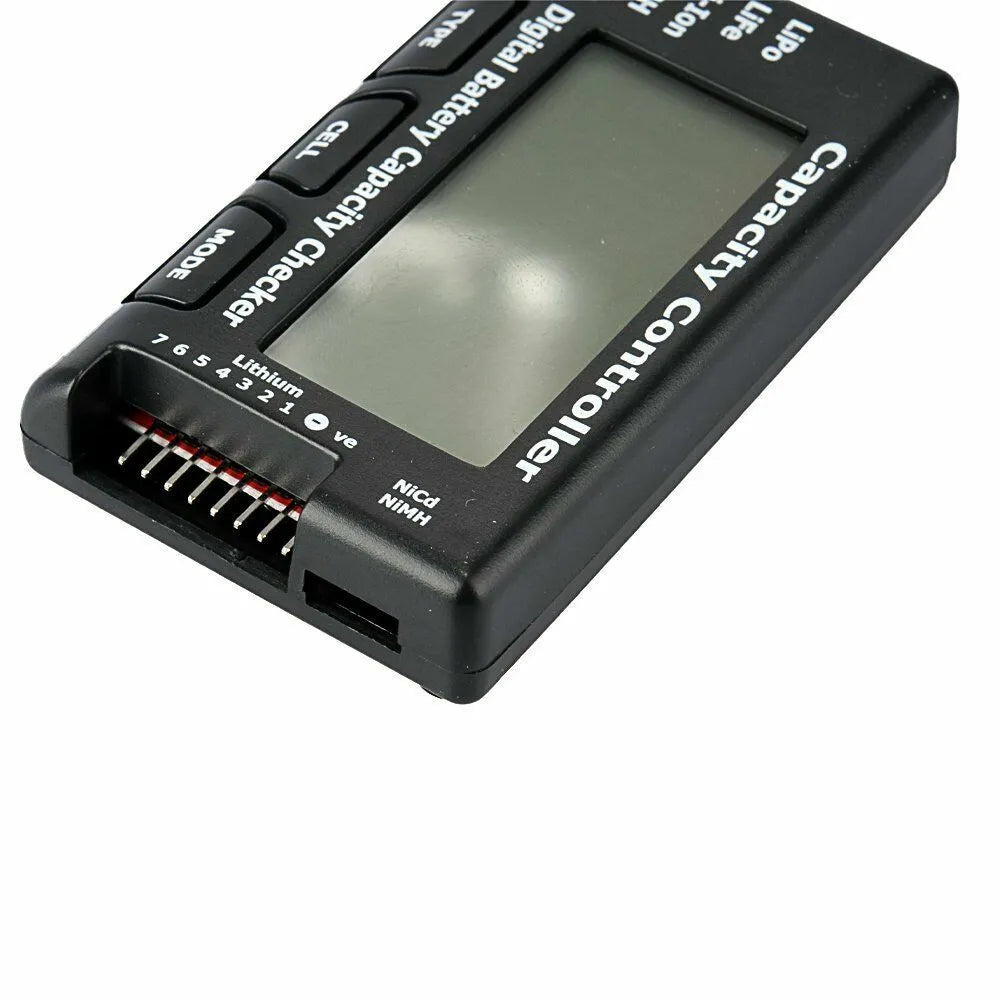 Battery Accessories- Digital Battery Capacity Checker Tool RC CellMeter-7 Voltage Meter LiPo Life Li-lon NiMH