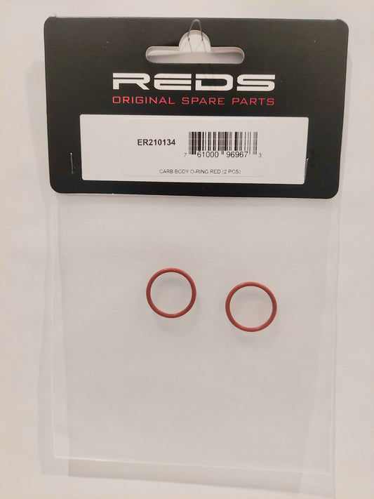 Parts- Reds Carb Oring Red (2Pcs)