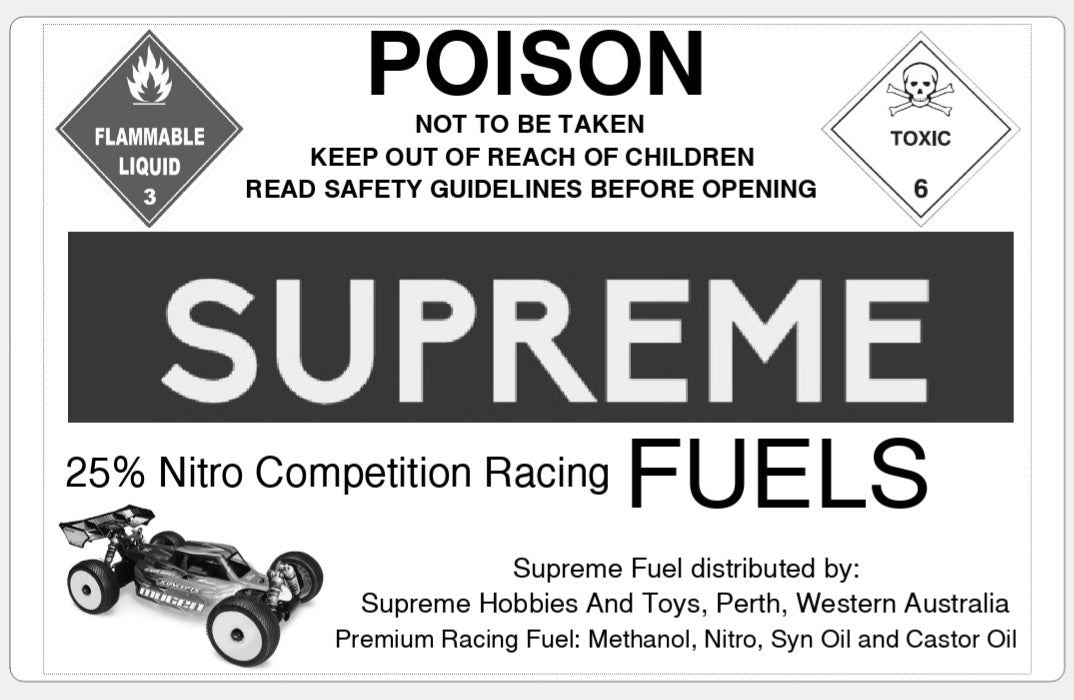 25% Nitro Competition Racing Fuel (4L)