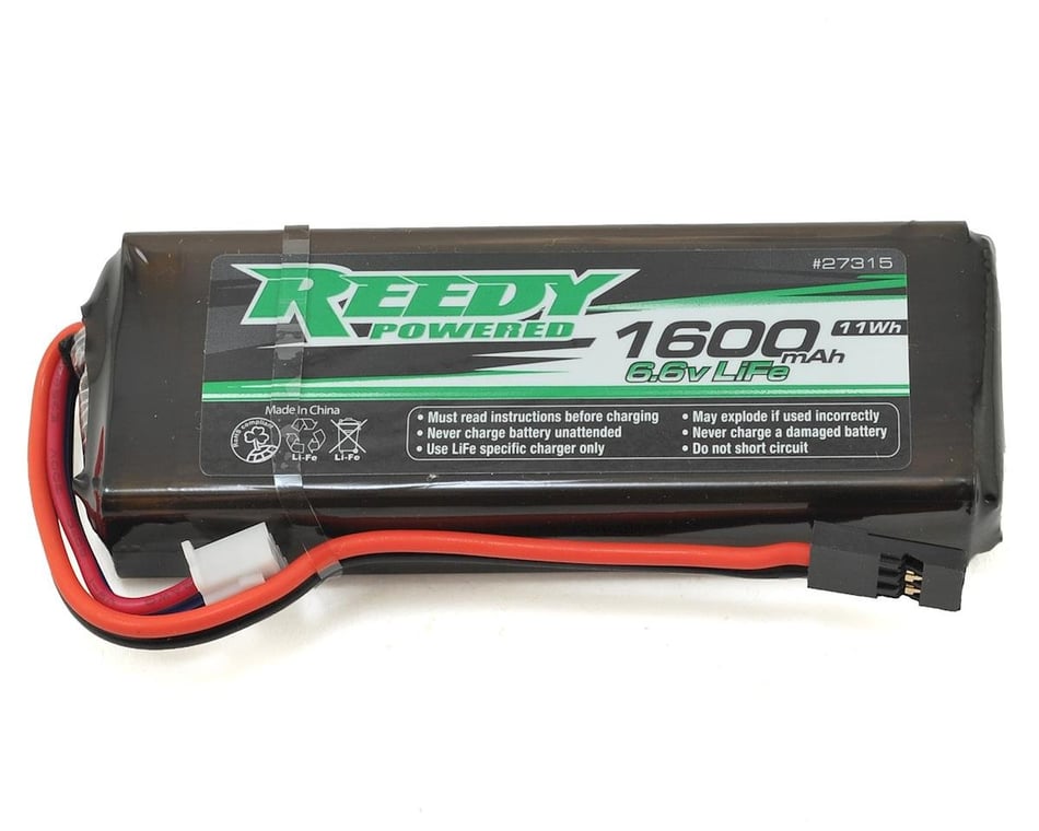 Reedy LiFe Flat Receiver Battery Pack (6.6V/1600mAh)