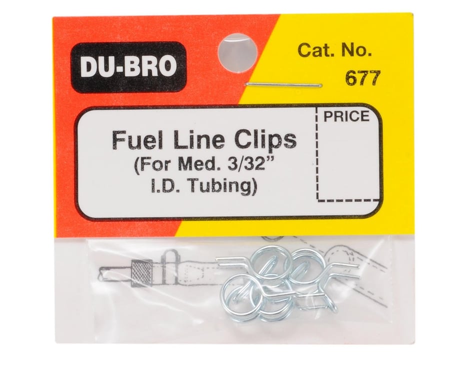 Accessories- DuBro Racing Fuel Line Clips (4)