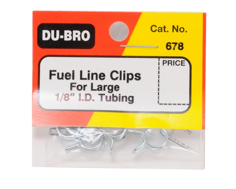 Accessories- DuBro Racing Fuel Line Clips (4)