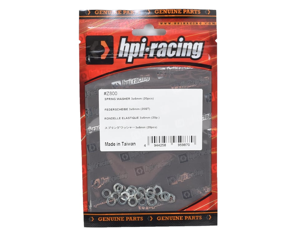 Hardware- HPI 3x6mm Spring Lock Washer (20)