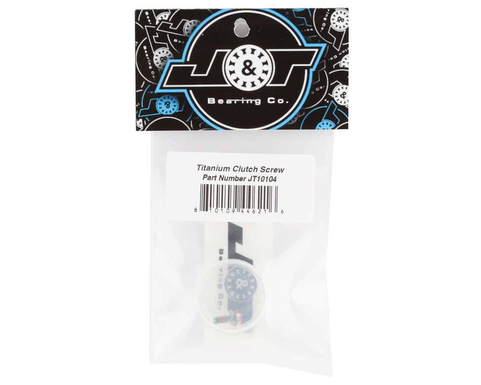 J&T Bearing Co. Hop Up Titanium Clutch Screw (Oil Slick)