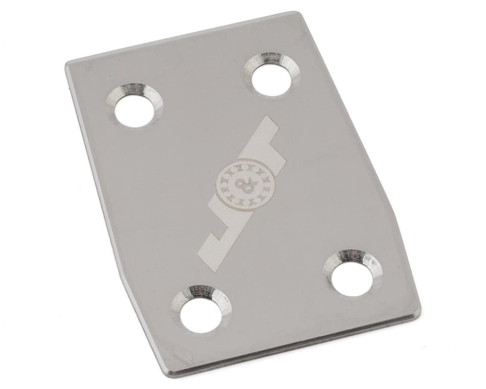 J&T Bearing Co. Hop Up Mugen MBX8R Stainless Skid Plate