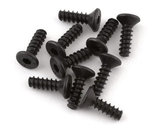 Hardware- Kyosho 3x10mm Flat Head Screws (10)