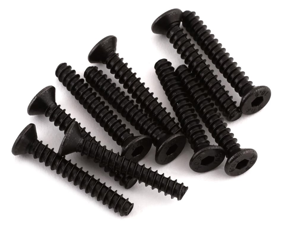 Hardware- Kyosho 3x20mm Flat Head Screws (10)