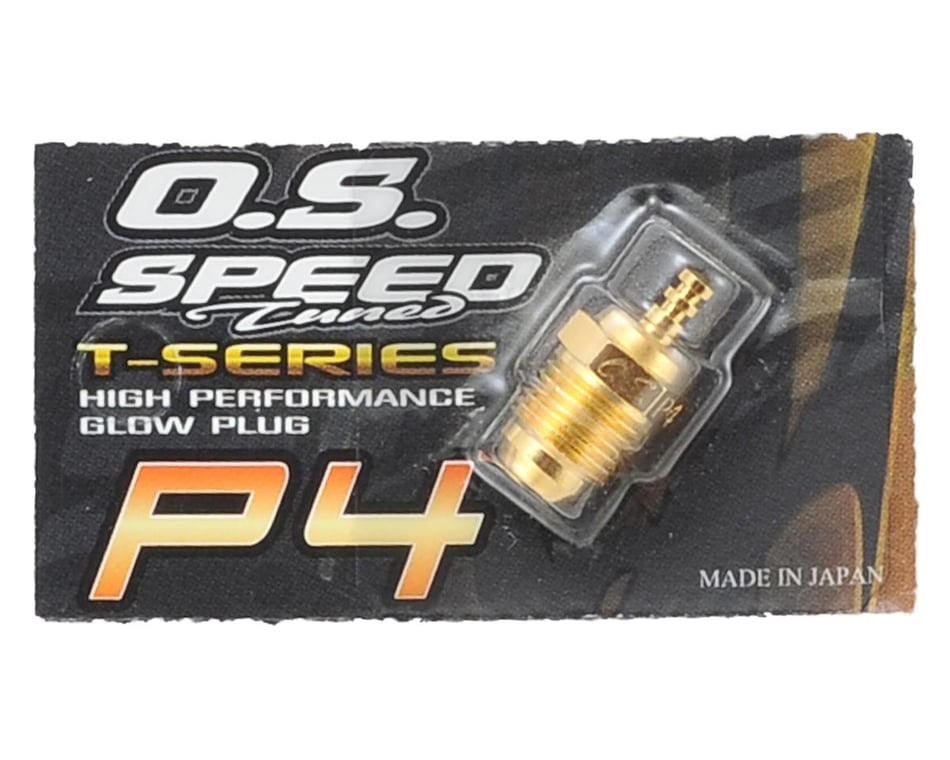 O.S. P4 Gold Turbo Glow Plug "Super Hot" (1)