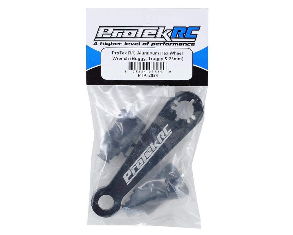 Tools ProTek RC Aluminum Hex Wheel and Flywheel Wrench (Buggy, Truggy 17mm & 23mm)