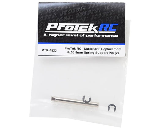ProTek RC "SureStart" Replacement 6x55.8mm Spring Support Pin (2)