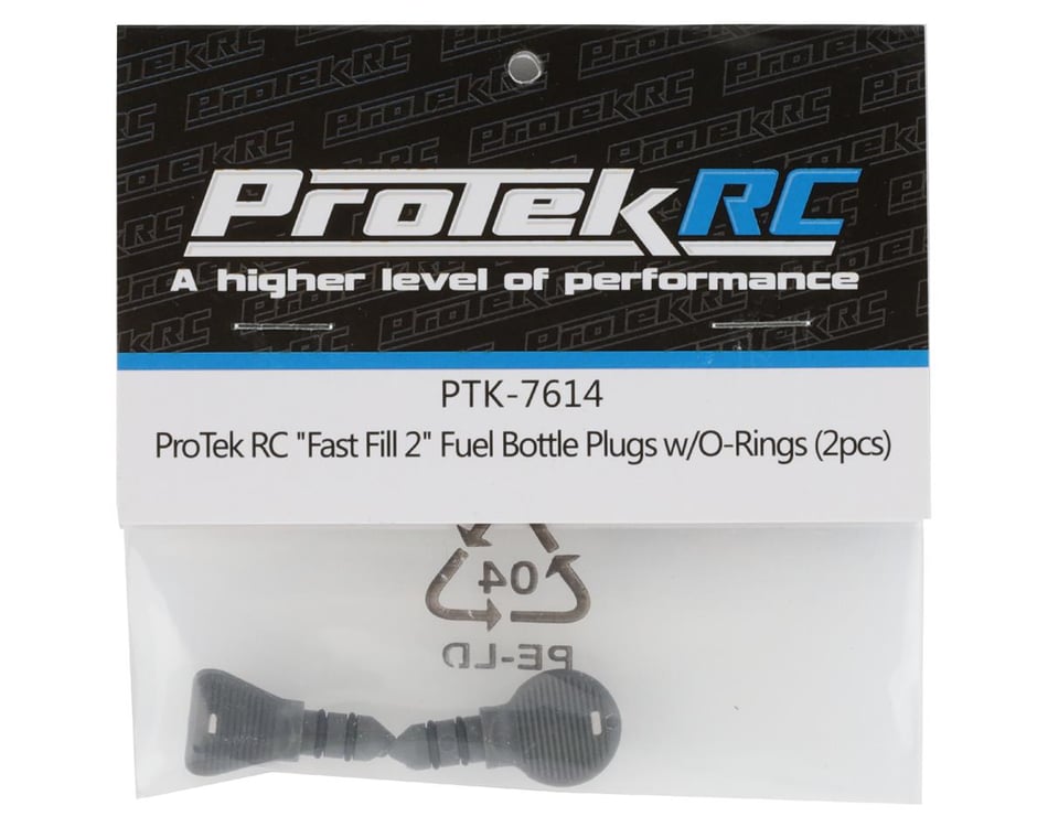 Fuel Accessories ProTek RC "Fast Fill 2" Fuel Bottle Plugs w/O-Rings (2)