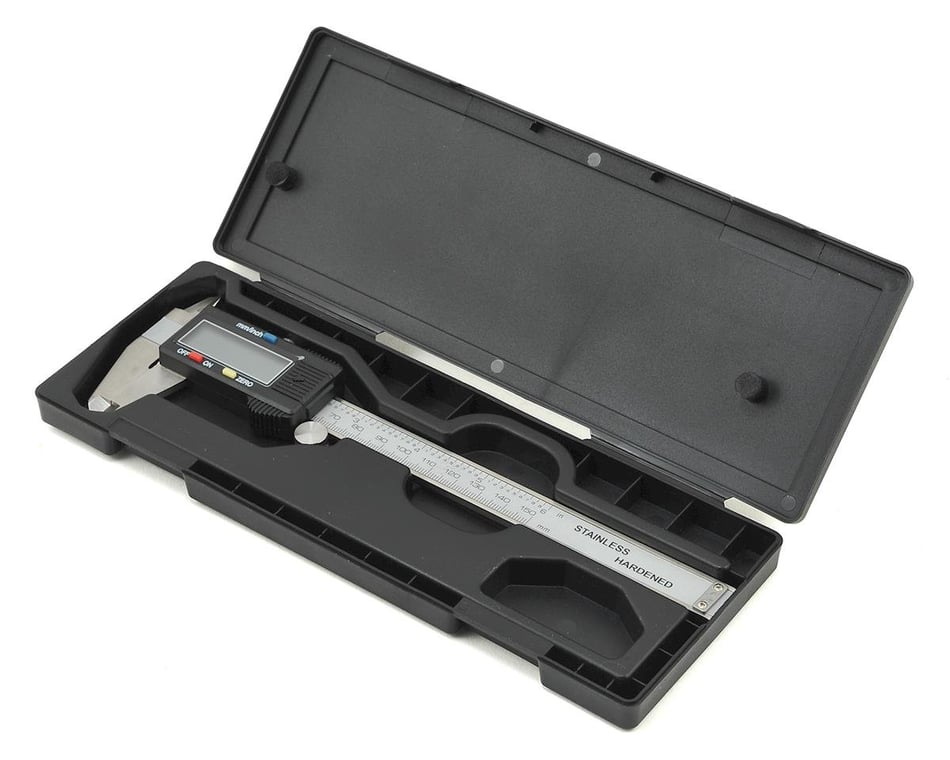 Tools ProTek RC 6" Digital Caliper w/LCD Display & Hard Case
