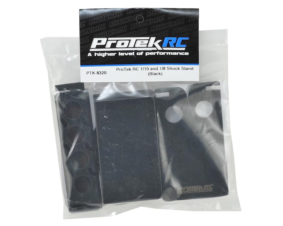 Shock Accessories ProTek RC 1/10 and 1/8 Shock Stand (Black)