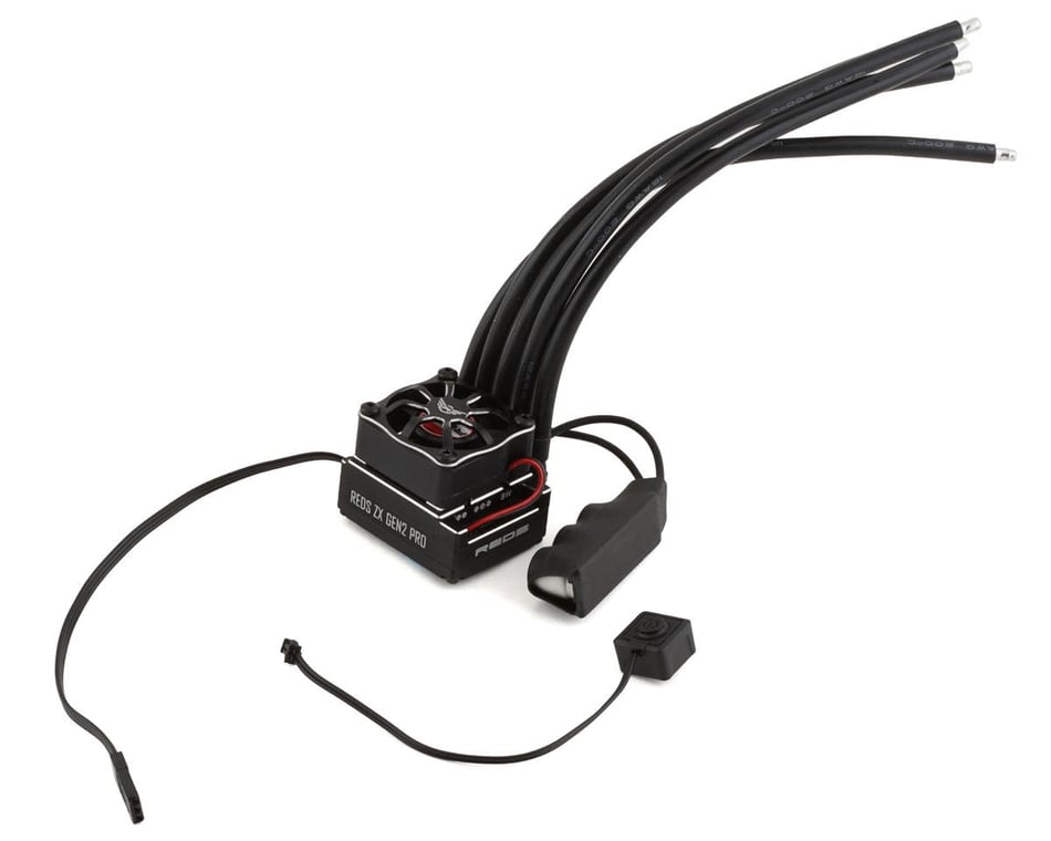 Electric- REDS 1/10 ZX PRO Gen 2 Brushless ESC (160A) (Black/Silver)