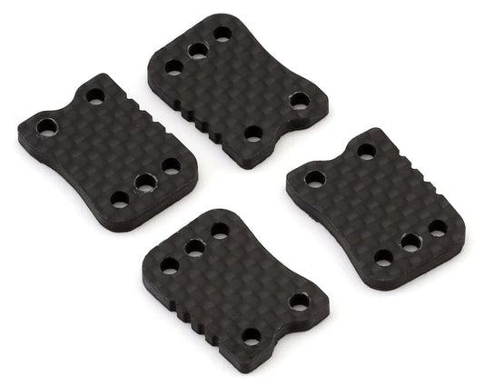 Flash Point Mugen Seiki MBX8R/MBX8TR Hop Up Graphite Rear Camber Link Plates (4) (4-Dot)